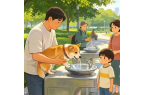 宠物狗直饮公共饮水台刷屏：成都、重庆、深